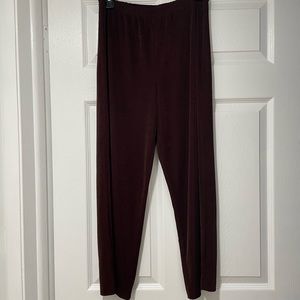 DJ Summers casual brown color pants for women, size L, elastic waits